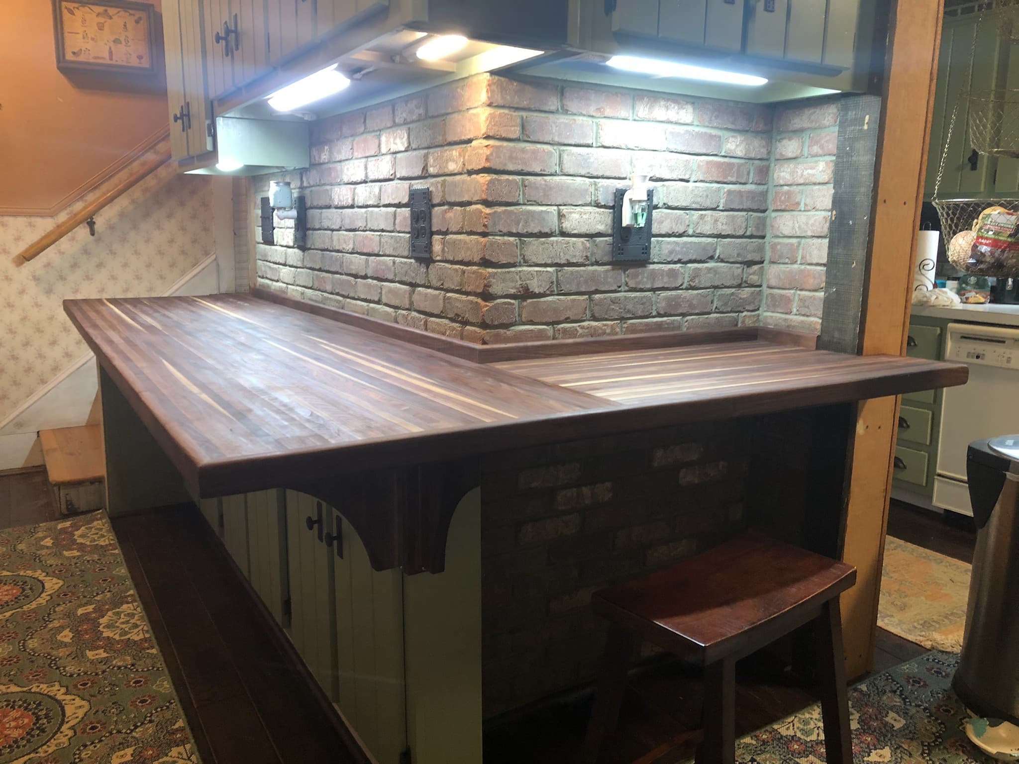 Handmade Virginia breakfast bar